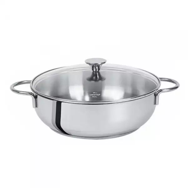 Sauteuse inox 2 anses Master Cristel