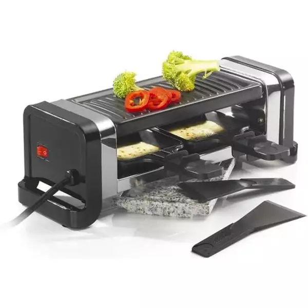 Appareil à Raclette noir 2 personnes Kitchenchef
